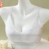 Seamless Bra Women's Smooth Mesh Adjustable Underwear Gathering Bra Thin Style Push Up Bra