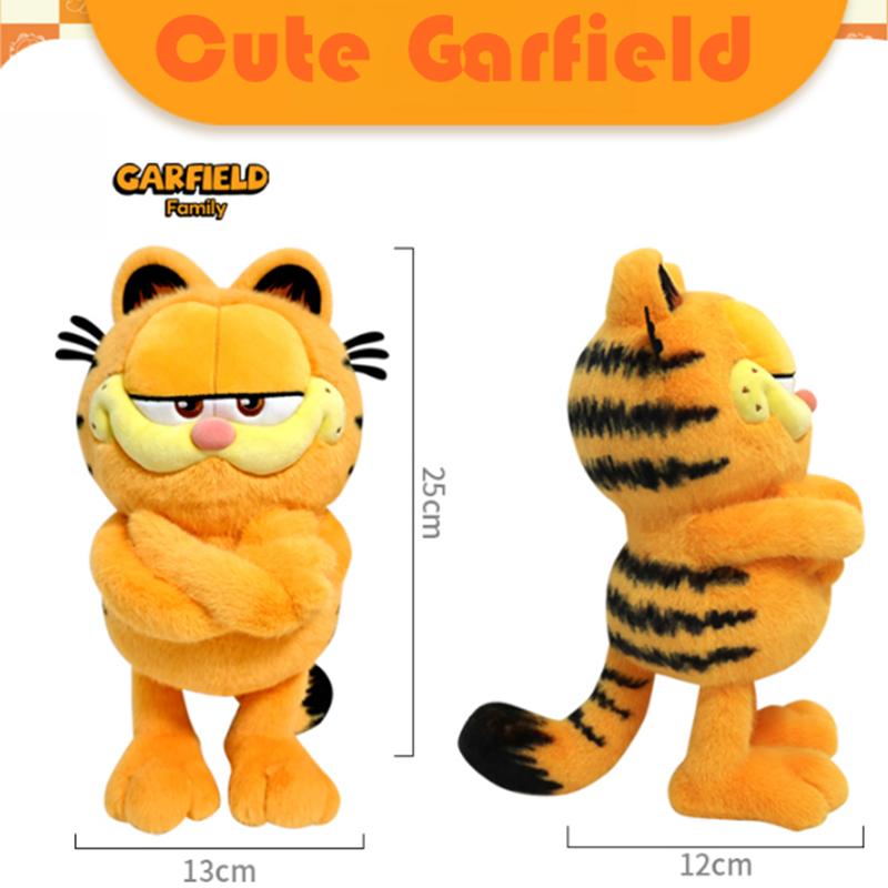 GARFIELD Stuffed Plush Soft Cat Plush Cartoon Plushie Doll for Boys Girls Christmas Decor Gift