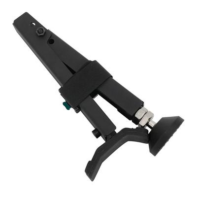 Мотоциклетная односторонняя подставка-подкат для колеса, складная, алюминиевая, черная