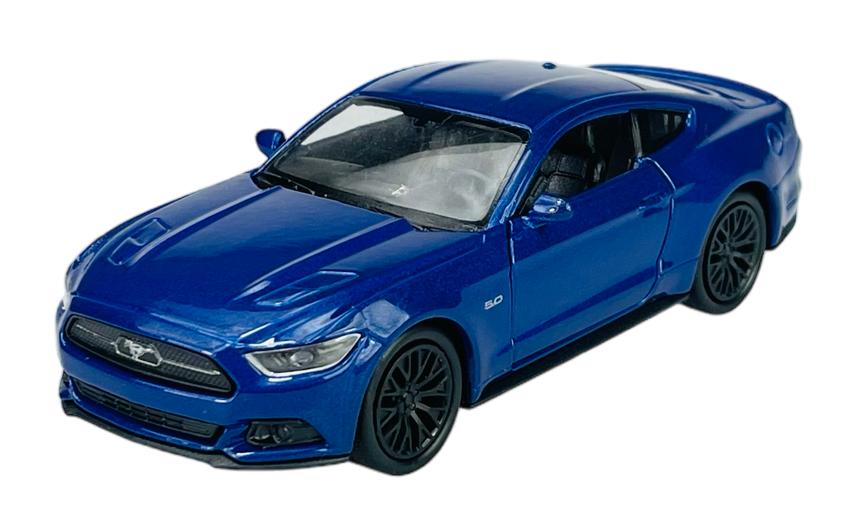 WELLY 2015 FORD MUSTANG GT BLUE 1:34 43707