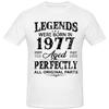 Vintage 1977 Funny 47 Years Old Men and Women 47th Birthday T Shirts Graphic Boyfriend Husband Streetwear Gifts Summer T-shirt