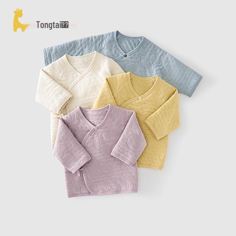 TONGTAI Хлопковый боди с жаккардовым узором для новорожденных, с боковой застежкой