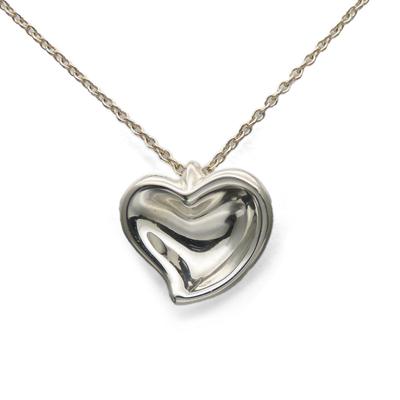 Б/У TIFFANY&Co. Ожерелье Изогнутое сердце Серебро925 4.3г Серебро El Saperetti