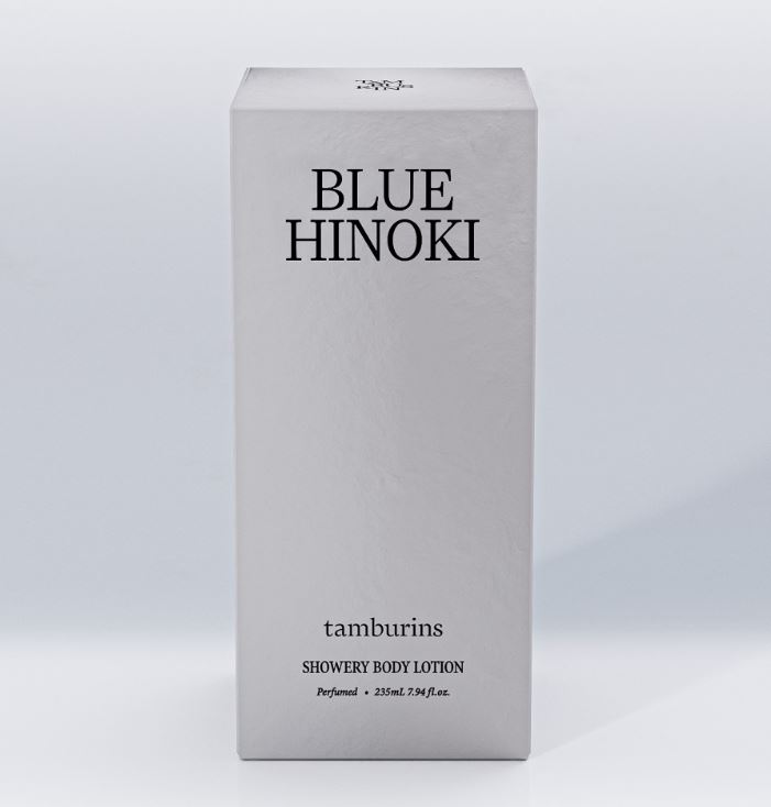 TAMBURINS SHOWERY BODY LOTION BLUE HINOKI