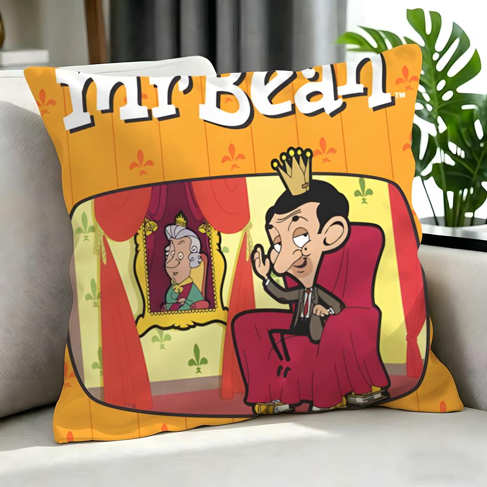 cartoon Mr Bean Cushion Cover Cushion Cover Set Pcs x x x Pillowcase Decorative Sofa Home Decor