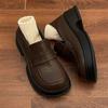 Japanese College Style Thick-soled Basic Jk Small Leather Shoes Women's 2024 New Spring and Autumn Versatile Korean Version Round Head Single