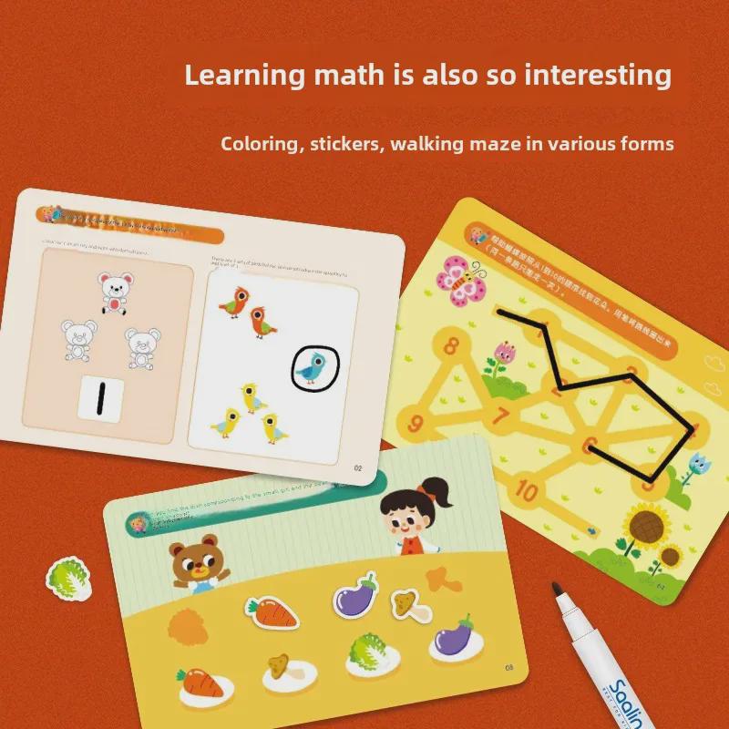 Saalin Math Training Cards: Educational Toys for All Ages, Family Edition, Pre-Primary To Primary School Transition