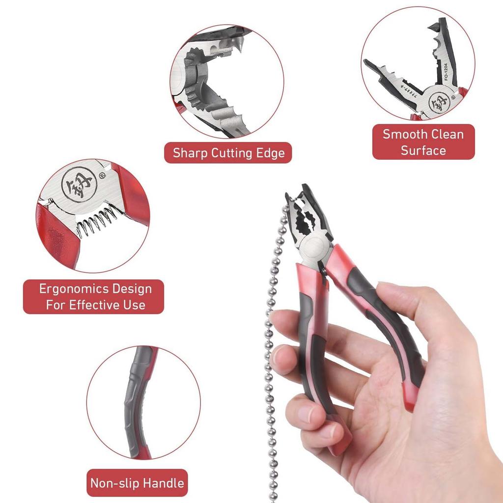 Manual Chain Joining Pliers for 4.5x6MM, Ball Metal Chain Splicing Combination Connector for Curtain Roller Blind Accessories