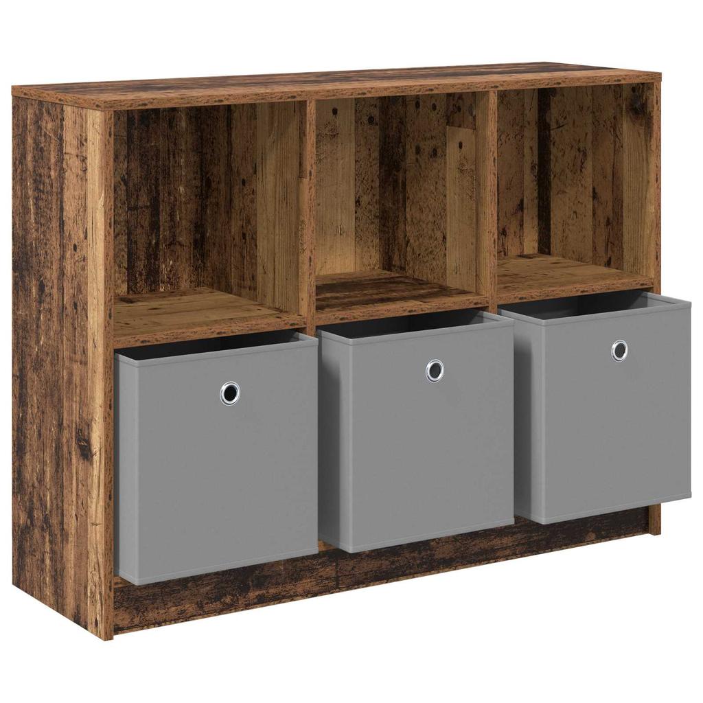 Sideboard with Drawers Reclaimed Wood Look 102 x 32 x 73.5 cm