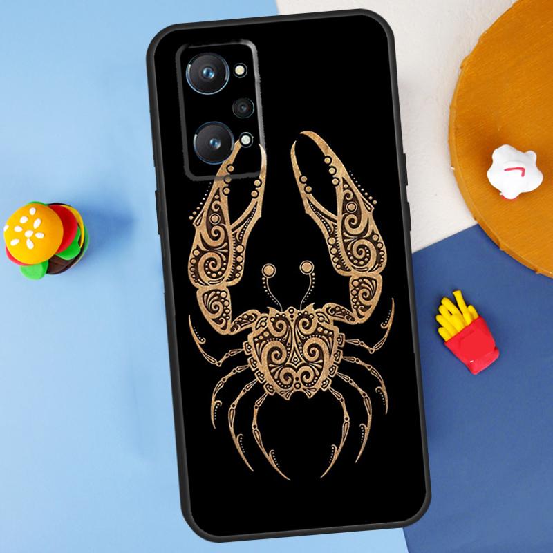 Знаки Зодиака Для Чехла Realme GT7 Pro GT 6T 6 5 C67 C61 C55 C53 C51 C21Y C25S C75 10 11 12 13 14 Pro Plus