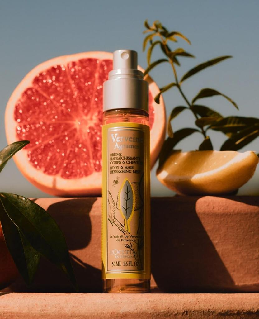 Citrus Verbena Body Hair a Popular and Cool Gift for Men and Perfect for the Whole and L'OCCITANE & Mist, 50mL, Women. Body, Hair, Face.