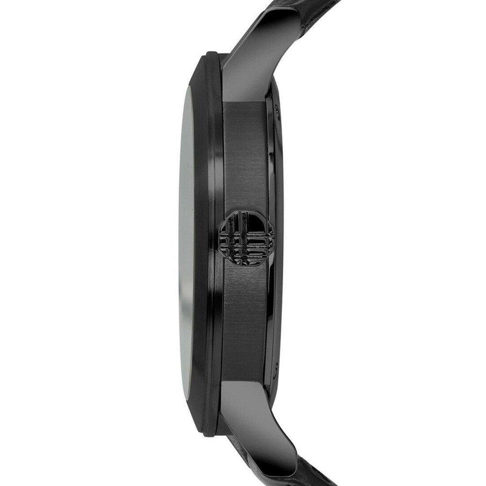 Burberry BU9906 Городские черные кожаные мужские часы с ремешком
