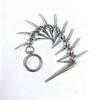 Spike Fishbone Waist Chain Metal Wallet Keychain Gothic Jean Pant Chain  Gothic Accessory