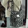 2024 новая сумка через плечо сумка сумка с леопардовым принтом сумка для хранения универсальная сумка большой вместимости женская сумка