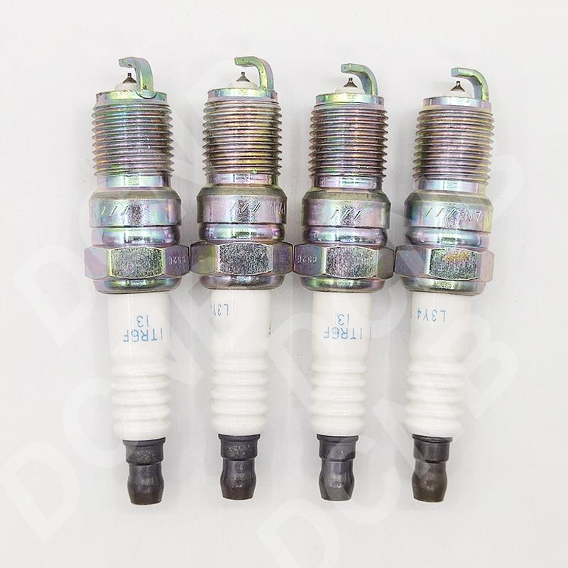 4pcs L3Y4-18-110 ITR6F13 Iridium Spark Plug For Mazda 3 6 Ford Escape Focus Jaguar Fiesta Volvo S40 V40 C30 Mondeo ITR6F-13