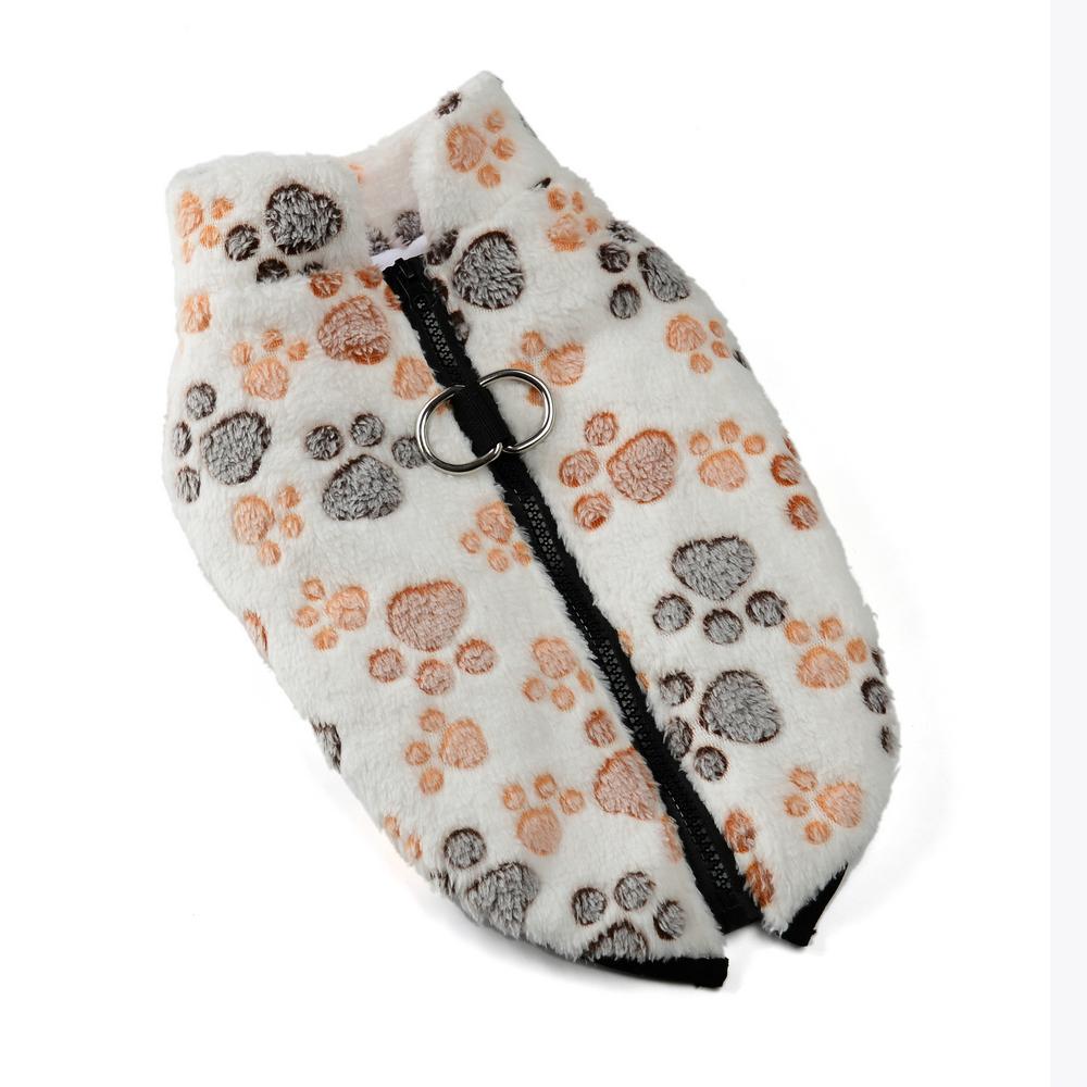 Толстовка с капюшоном для собак с милым принтом, жилет, зимняя теплая одежда для домашних животных, толстовка для французского бульдога, куртка для щенков, собак, кошек, одежда для домашних животных