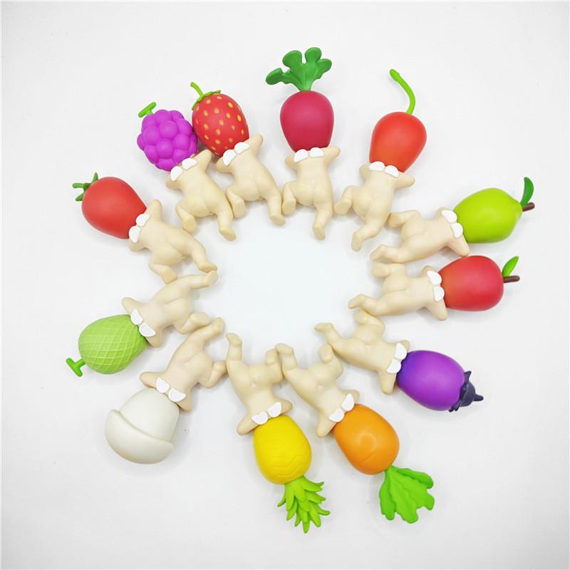 Cute Papa Angel Pvc Figurine Fruit Harvest Collection Blind Box Mobile Accessories