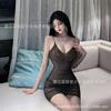 Sexy Lingerie Sexy Deep V-neck Low-cut Suspender Perspective Hot Diamond Suspender Nightclub Sparkling