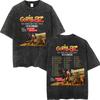 Vintage Washed Gorillaz The Mountain Tour  Tshirts Men Women Casual Fashion Tshirt High Quality Cotton Oversized T Shirt