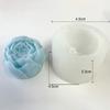 3D Roses Candle Silicone Mold Peony Flower Candle Mould Aromatherapy Gypsum Soap Resin Birthday Wedding Gifts Home Decor KTY