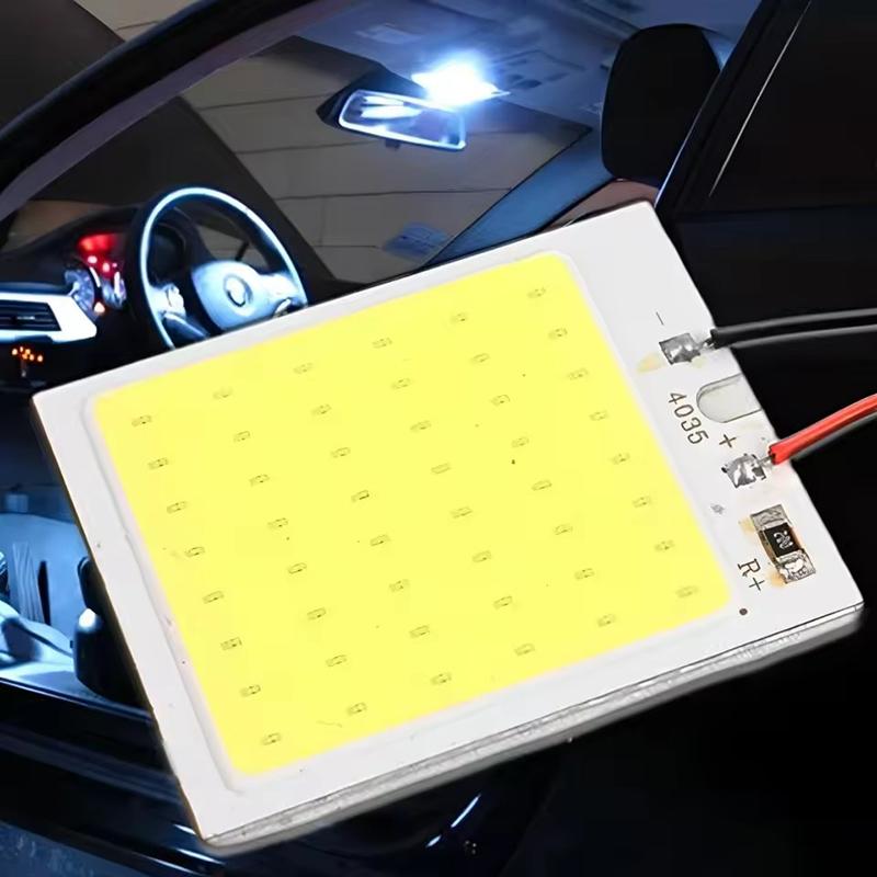 1-10pcs Car Interior LED Signal Bulbs 48-Core LED Light Reading Lights White Dome License Plate Lamp Auto Trunk Lamps Accessoire Dome Lights 6