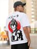 Vegeta Dragon Ball Super TShirt Men Summer Anime Character Graphic Short Sleeve Oversized Streetwear Loose Fit Fan Tee