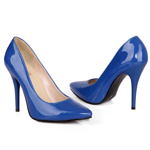 Elegant Green High Heels Pumps Shoes Woman Nude Red Blue Women's Heeled Party Office Wedding Shoes Ladies Large Size 45 ZOGEER