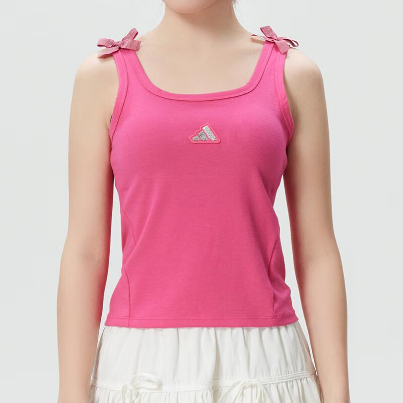 adidas Женский спортивный топ без рукавов для бега, фитнеса, йоги, дышащий, удобный KS0044