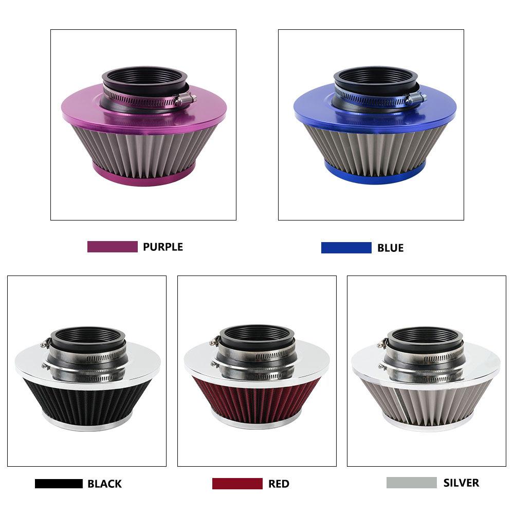 Air Filter 76MM Filter Stainless Steel Net Mushroom Head Mushroom Head High Flow Air Filter