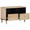 VidaXL TV Cabinet 70x33x46 Cm Solid Mango Wood, TV Stand, Media Cabinet, Hi-Fi Cabinet, TV Unit, Multimedia Furniture, 358249