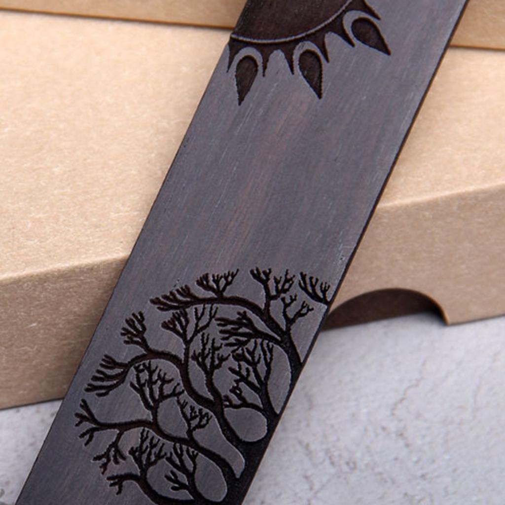 Wooden Bookmarks Unique Vintage Bookmark Handmade Wood Page Mark Engraved Book Marks with Pendant for Book Lovers Gift