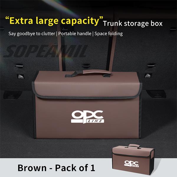 AAAYR1 Car Storage Box Large Capacity Foldable Stowing Tidying Bag For Opel OPC Line INSIGNIA Astra Corsa Delica Grandland GTC Zafira