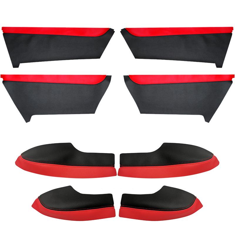 Fits 2016-2021 Honda Civic, Tenth Gen Leather Door Panel Armrest.