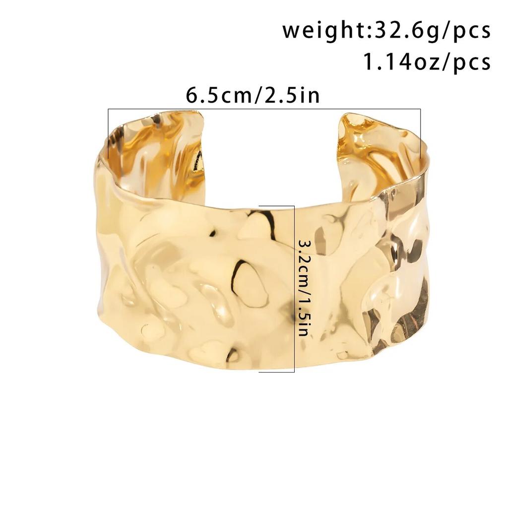 Серебряный/Золотой Цвет Полый Металлический Браслет Простой Открытый Браслет Темперамент Геометрический Браслет-Манжета для Женщин Ювелирные Изделия Аксессуары Для Вечеринок Подарок