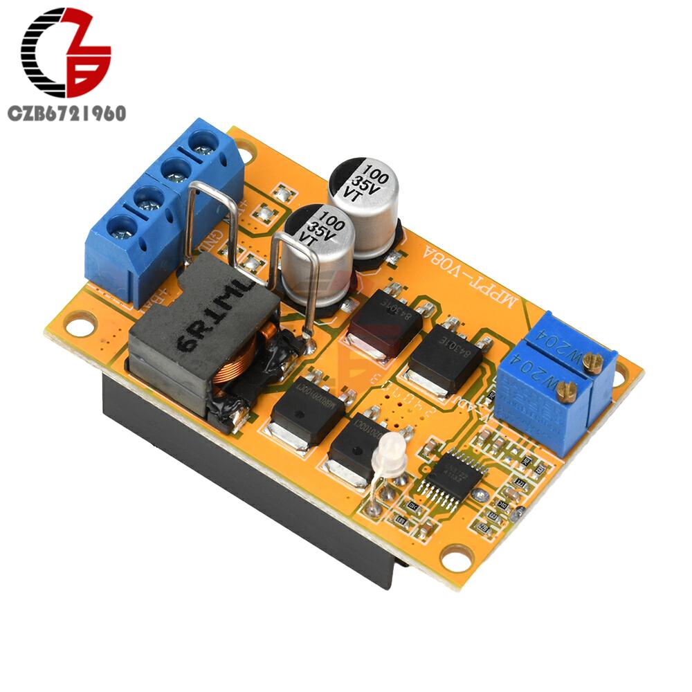DC8-28V 5A 100W MPPT Солнечная Панель Понижающий Регулятор Напряжения Контроллер 9V 12V 24V Автоматический Переключатель Плата Управления Солнечной Зарядкой