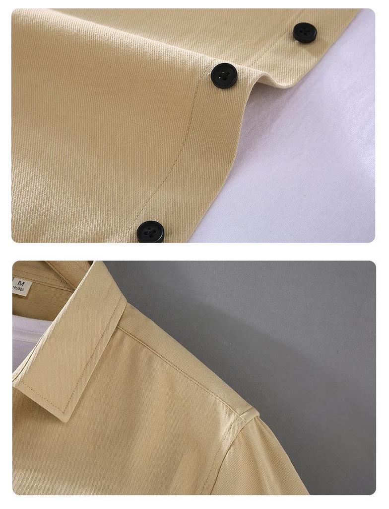 Men's Loose Cotton Retro Japanese Spring Cardigan Shirt Jacket