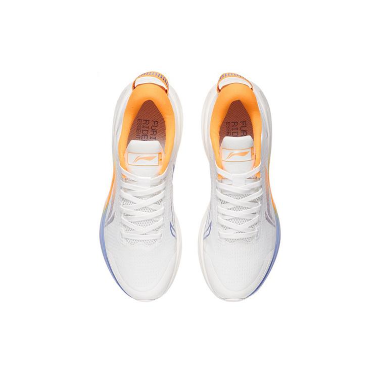 Li Ning Furious Rider 6.0 Базовые беговые кроссовки Мужские Низкие Mist White/Fluorescent Mango Orange ARZS003-1