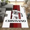 Powerful Football Legend Cr7 Area Rug Perfect for Entryway Kitchen Game Room Balcony Antislip Carpet Anime Office Decor