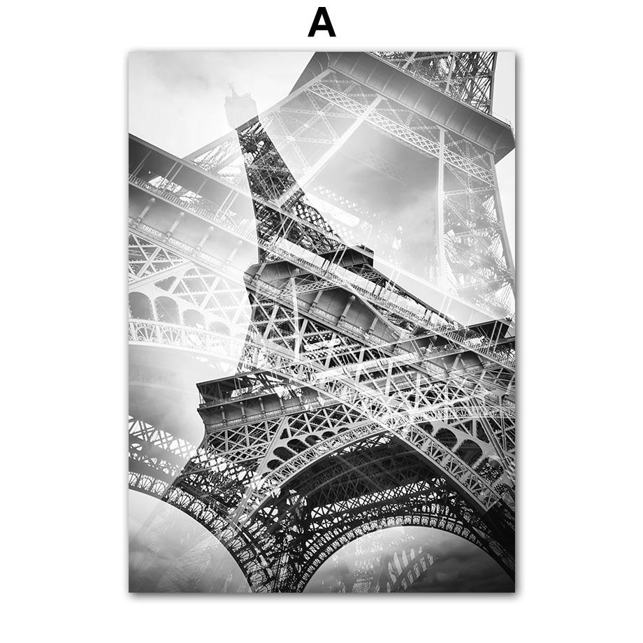 Wall Art Canvas Painting Paris Towel Champagne Fashion Girl Black White Home Decor Posters And Print Living Room Wall Pictures