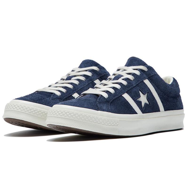 Converse One Star Acadamy Окс Обсидиан Модные Универсальные Эспадрильи на Низкой Подошве Унисекс Темно-синий