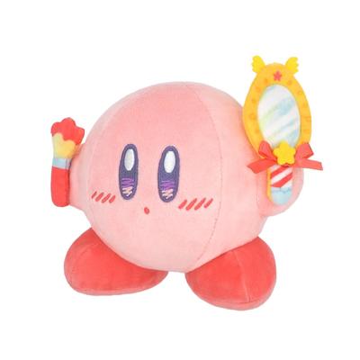 Sanei Boeki Kirby of the Stars Кирби Счастливое утро Мягкая игрушка Макияж Игра (Кирби) Плюшевая игрушка Ш14 x Г9 x В11 см KHM-01