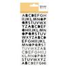 PVC Sticker Alphabet - Silver