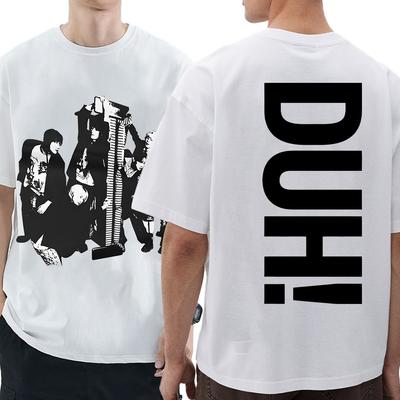 P1Harmony 2025 Мини-альбом DUH Графические футболки Хлопковые топы с коротким рукавом Мужская одежда Подарок для фаната P1Harmony Одежда Унисекс