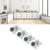 4pcs Anti-Slip Adjustable Leveling Feet Easy Install L Shaped Leveler Legs Workbench