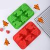 Christmas Silicone Baking Molds  Chocolate Candy Molds Set For Cake Toppers, Ice Cubes, Jello, DIY Cake Candles