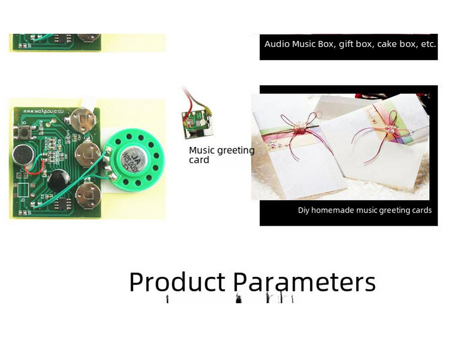 Сделай сам Рождество День Рождения Голосовая Запись Музыкальная Поздравительная Открытка
