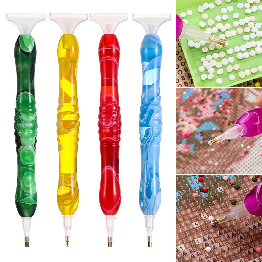 Stitch Sewing Accessories Resin Pen Point Drill Pen Resin Diamond Painting Pen 5D Diamond Painting