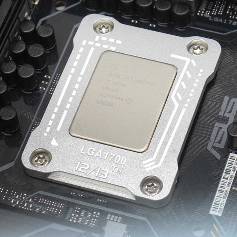 Материнская плата настольного компьютера Кронштейн для процессора Lga1700 База для защиты от давления и изгиба Исправляющая рамка Крышка для процессоров Intel 12-го и 13-го поколений