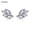 Lindon Women's Zircon Copper Alloy Earrings - Wedding Party Gift Pendant Earrings
