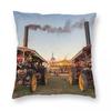 Steaming At The Fair Square Pillowcase Polyester Linen Velvet Printed Zip Decorative Throw Pillow Case Home Cushion Cover